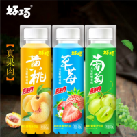 好巧葡萄果粒果汁飲料428ml*15瓶整箱