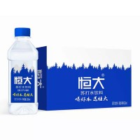 恒大蘇打水原味無糖無汽弱堿性水非礦泉水